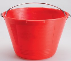 SECCHIO PER MALTA D.32 ROSSO IN PLASTICA - AUS 48377