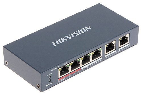 SWITCH UNMAN 4POE DS-3E0106HP-E - HIK 301801345