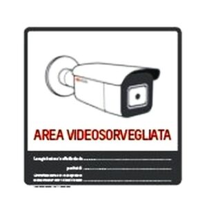 CARTELLO VIDEOSORVEGLIANZA - HIK 150104813