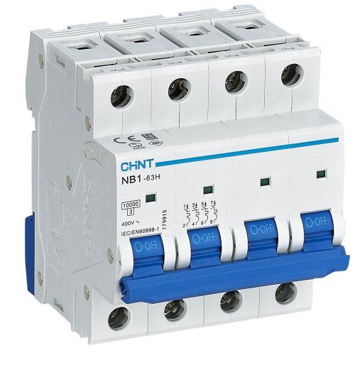 INTERRUTTORE M/T 4P 1A CURVA D 10KA - CHT 179921