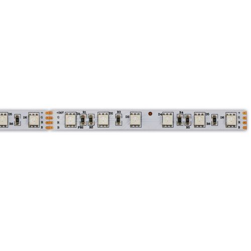STRISCIA LED 10W/M (50W)5M 24V RGB DIMMERABILE PRO60 IP20 - DRL 07URGB2410IN-SB
