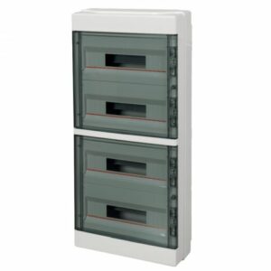 CENTRALINO DA PARETE 72 MOD IP40 BIANCO PORTA TRASPARENTE - ETN EC60072B