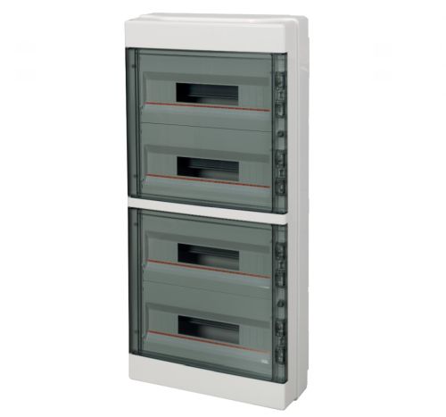 CENTRALINO DA PARETE 72 MOD IP40 BIANCO PORTA TRASPARENTE - ETN EC60072B