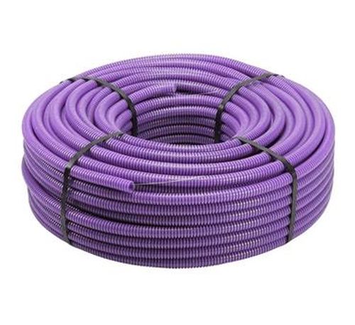 TUBO FLESSIBILE CORRUGATO D.25 LILLA - ETN ECTC1525L