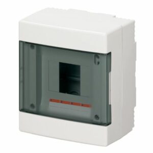 CENTRALINO DA PARETE 4 MOD IP40 BIANCO PORTA TRASPARENTE - ETN EC60004B