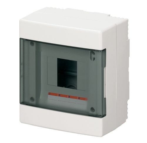 CENTRALINO DA PARETE 4 MOD IP40 BIANCO PORTA TRASPARENTE - ETN EC60004B