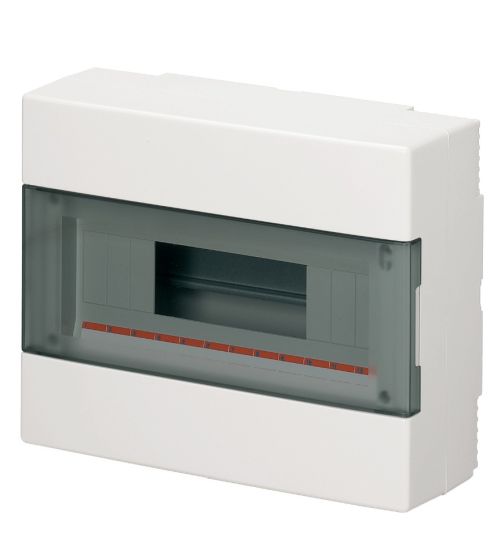 CENTRALINO DA PARETE 12 MOD IP40 BIANCO PORTA TRASPARENTE - ETN EC60012B