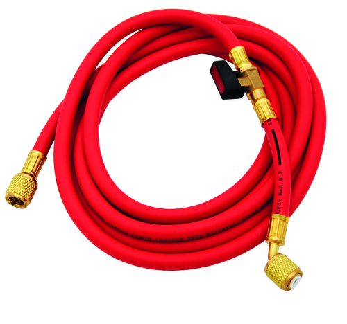 TUBO FLESSIBILE ROSSO TERMINALE A 45° 1/4"SAE X 1/4"SAE - TGS 00000011491
