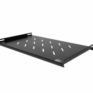 MENSOLA ESTRAIBILE PROF. 280MM 1U 4PUNTI PER RACK 19" NERO - MHC AR-64FSB