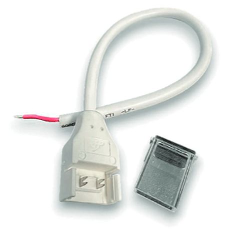 CONNETTORE DI ALIMENTAZIONE PER STRISCIA LED 230V+TAPPO CHIU - LED 300950