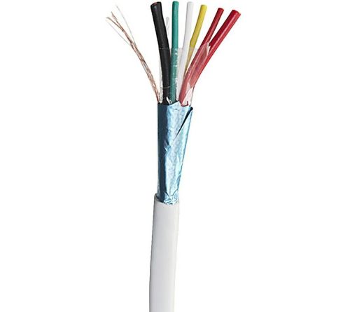 CAVO ALLARME 2X0.50+4X0.22+T+S PVC ECA BIANCO - MHC CM-ALR24TSP100W