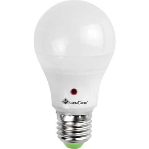 LAMPADA GOCCIA LED 12W E27 6000K CON SENSORE CREPUSCOLARE - MCA 21201