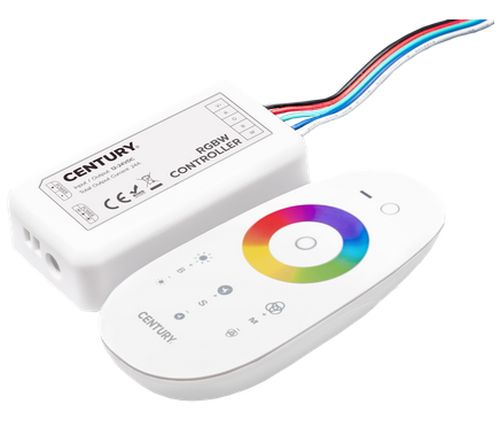 KIT CONTROLLER E TELECOMANDO TOUCH PER STRISCIA LED RGBW - CUY KIT-ACRGBW