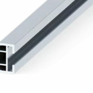 PROFILO IN ALLUMINIO 2000X17,3X27,5MM GUIDA ATTACCO LATERALE - ORB OB620367