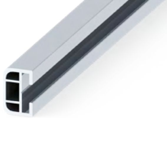 PROFILO IN ALLUMINIO 2000X17,3X27,5MM GUIDA ATTACCO LATERALE - ORB OB620367