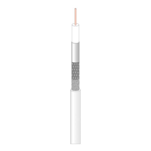 CAVO TV 6,6MM RAME CLASSE A+ GUAINA PE NERO CLASSE CPR FCA - FRA PAS4136104