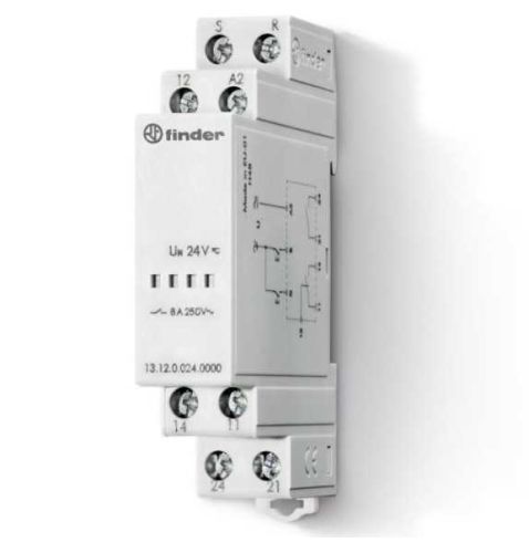 RELE' DI CHIAMATA/RESET DIN 17.5MM 1CO+1NO - FIN 131200240000