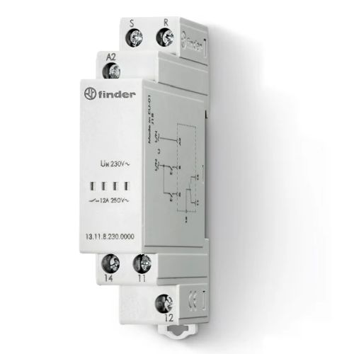 RELE' DI CHIAMATA/RESET DIN 17.5MM 1CO - FIN 131182300000