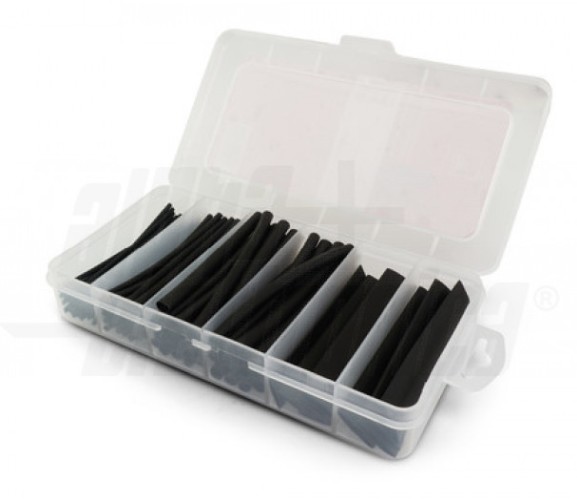 KIT GUAINE TERMORESTRINGENTI NERO VARIE MISURE - ALP 520-T110