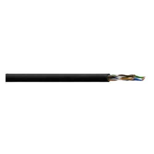 CAVO UTP CAT6E RAME SL PE FCA AWG24 NERO 500MT PER INT/EST. - BETA BNUU6SL-FPEWR500