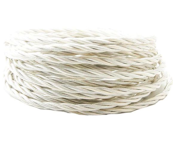 Cavo seta doppio isol. 3X2.50 bianco - FAI 9000/3250/BI