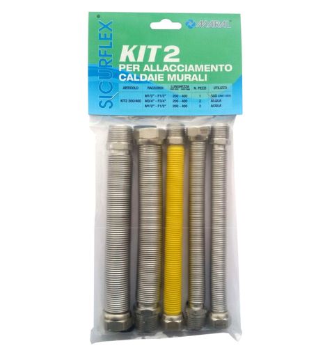 KIT ALLACCIAMENTO CALDAIA 1/2" GAS - MRL KIT2 200/400