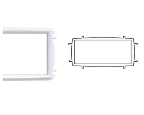 LIFE - ADATTATORE PER SUPPORTO LIFE 4 MOD. BIANCO - NUV 2981/4/WH