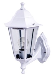 LANTERNA ANTIC. V/ALTO TRASP. BIANCA 100W GINEVRA - POP 400400B