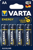 BATTERIA STILO ALKALINA ENERGY BL.4 - VAT 4106