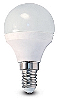 LAMPADA SFERA LED 5W E14 4000K 485LM OPALE - DRL CP4535NF
