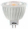 LAMPADA LED 7W 12V 36°GU5.3 MR16 6000K - WIV 12100009