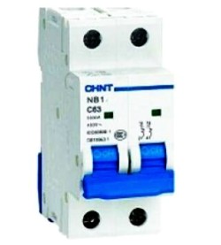 INTERRUTTORE M/T 2P 16A CURVA D 6KA - CHT 180319