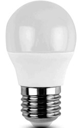 LAMPADA SFERA LED 6,4W E27 3000K 650LM OPALE - DRL CP456W7F