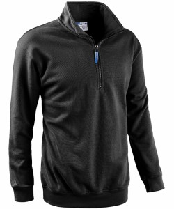 FELPA MEZZA ZIP SMASH NERA TG.XL - SCM 50200N/XL