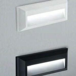 APPLIQUE LED DA PARETE 2W 4000K IP65 230X80X27MM BIANCO/ANTR - ISY 302
