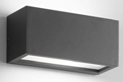 APPLIQUE METRO IP54 R7S 250X110X100 ANTRACITE SATINATO - ISY 534L