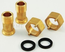 1522 KIT 2 CANNOTTI +2 DADI GIREVOLI+2 GUAR 1"1/2MX2"F - TIE 1500072