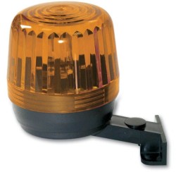 SEGNALATORE LAMPEGGIANTE O STROBO COLORE ARANCIO 230V - C1A LUX230A