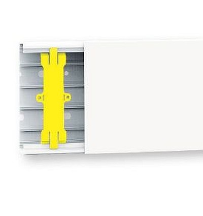CANALINA DIVISIBILE 120X40/5 BIANCA (2 METRI) - ARN K40120.3
