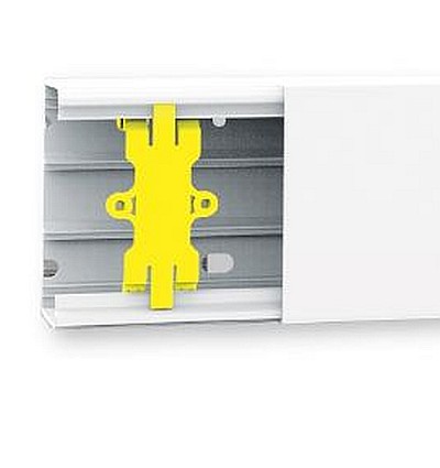 CANALINA DIVISIBILE 100X80/3 BIANCA (2 METRI) - ARN K80100.3