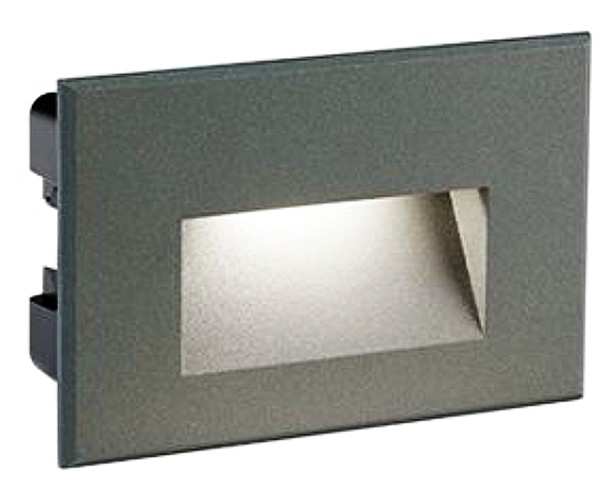 SEGNAPASSO INCASSO LED 3W 4000K GRAFITE - SOV 99191/16