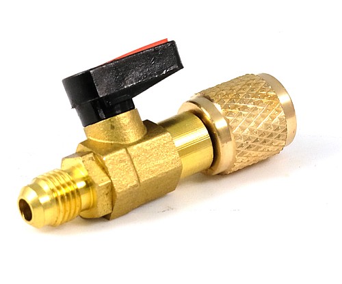 RUBINETTO F.1/2" 16 ACME LH USCITA M.1/4" SAE PER R32 - GAS F-AF-AL-VA-12A-U1/4