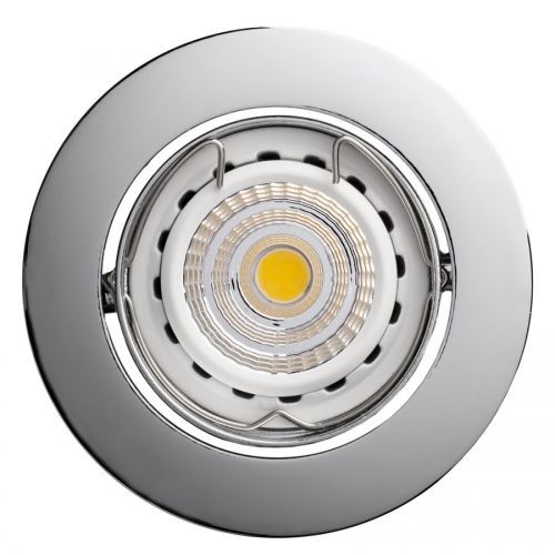 FARETTO ORIEN ROTONDO NICKEL MHELIOS SPOT REGOL. 12V GU5,3 - MCA 40395
