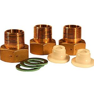 KIT CONNESSIONE G 3/4"X1" CON DADO,GUARNIZIONI,2 VALV. RIT. - DIA 415V0655