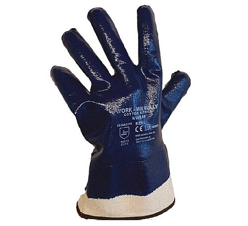 GUANTI FODERA/COTONE NBR BLU RES. OLI TG.L - MEDC N168AF/L
