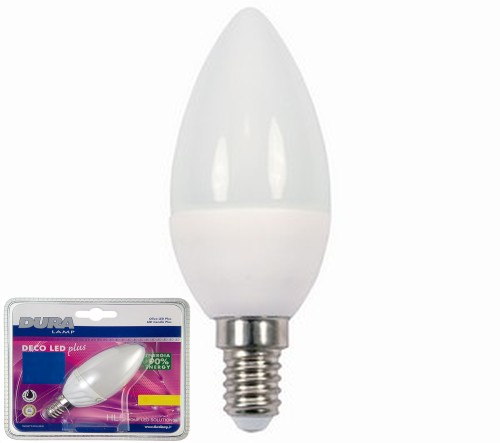 LAMPADA LED CANDELA E14 3,2W 4000K BLISTER - DRL L037N-BSD