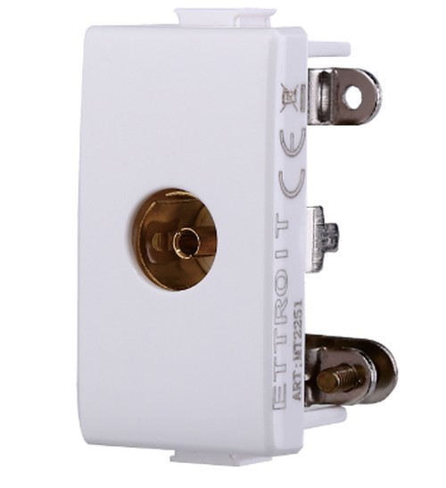 CONNETTORE TV FEMMINA SERIE SOLAR - MATIX COMP. - ETT MT2251