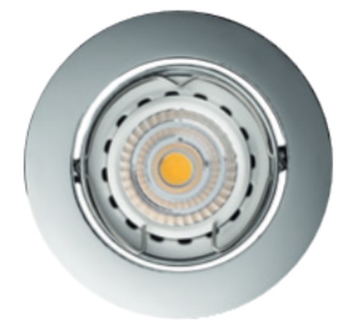 FARETTO FISSO ROTONDO INCASSO GU10 CROMO - MCA 41245