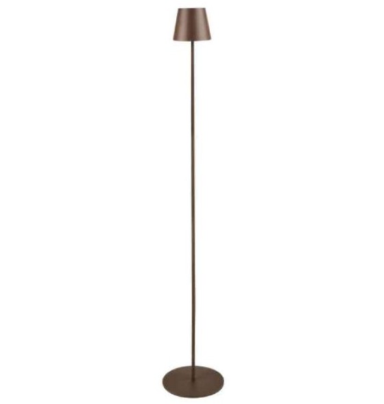 LAMPADA PIANTANA RICARICABILE IN METALLO MARRONE AUDREY H - CFG EL123