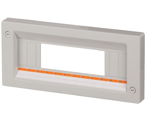 PANNELLO FINESTRATO PER 18 MOD. DIN (SENZA GUIDA DIN) - ETN EC625103